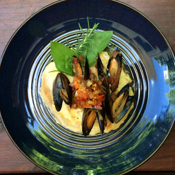Clams with Polenta