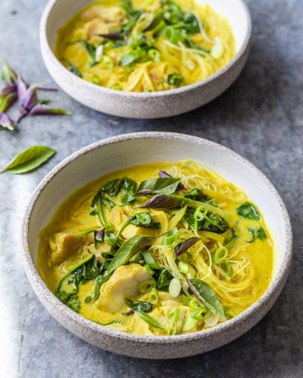 Black Cod Coconut Curry with Vermicelli