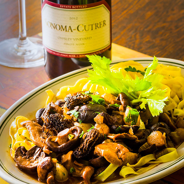 Mushrooms Bourguignon