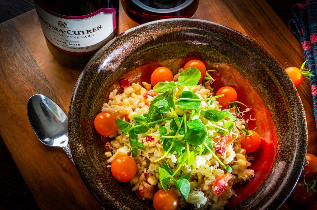 Corn and Bacon Risotto